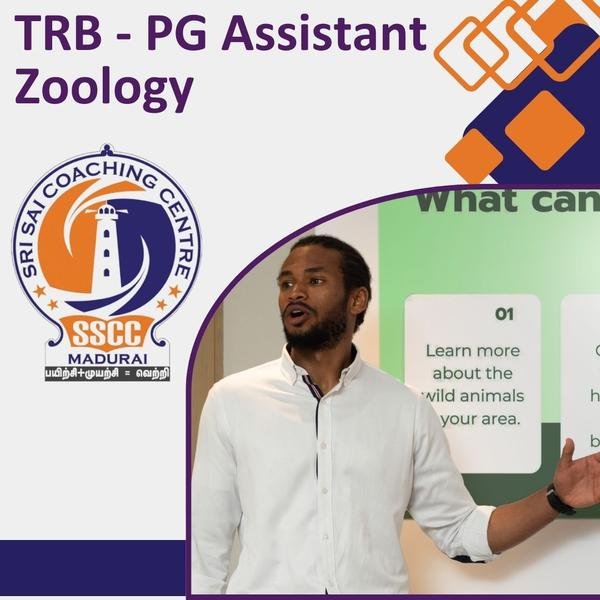 TRB PG Assistant Zoology coaching at Sri Sai Coaching Centre, Madurai