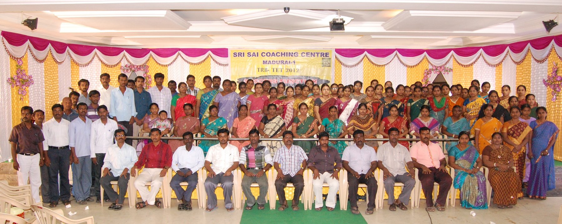 Sri Sai Coaching Centre batch photograph, 2012